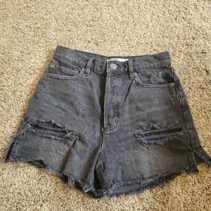 Garage jean shorts